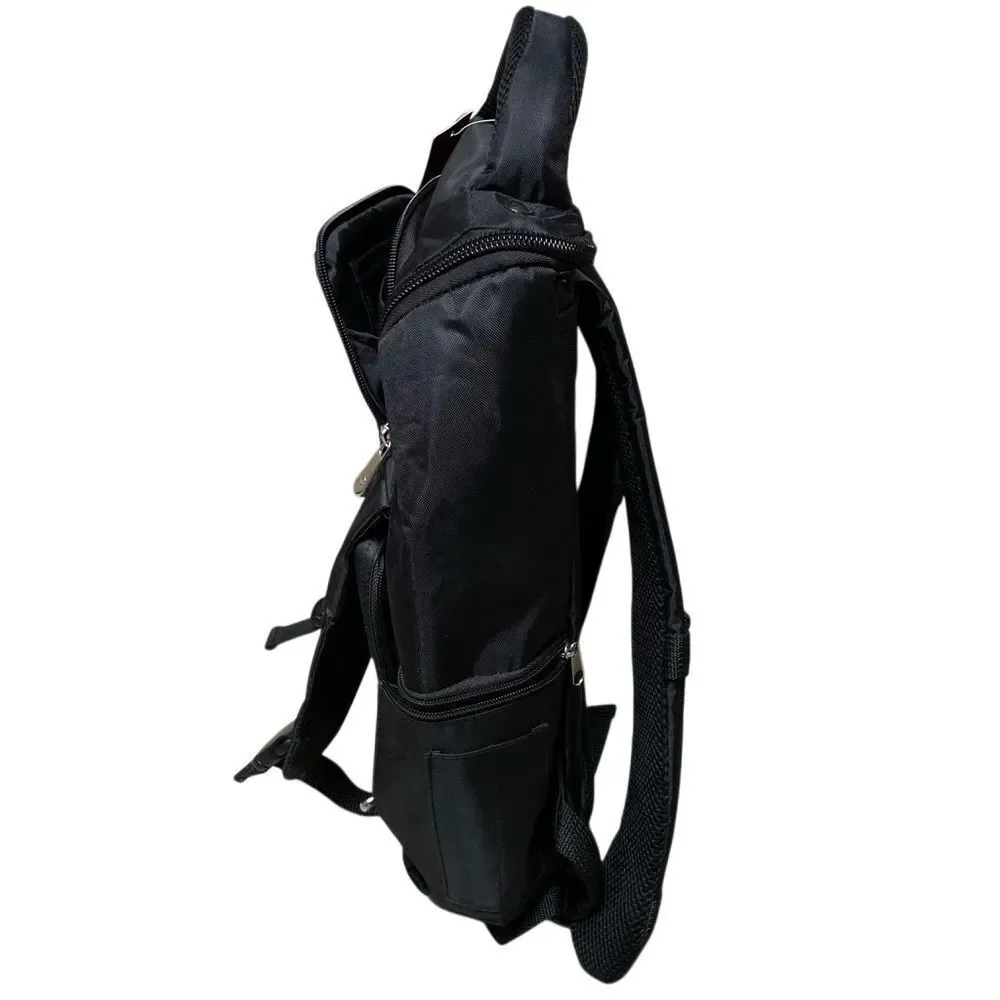 Perry Ellis Portfolio Computer Backpack cushioned top‎ handle black New